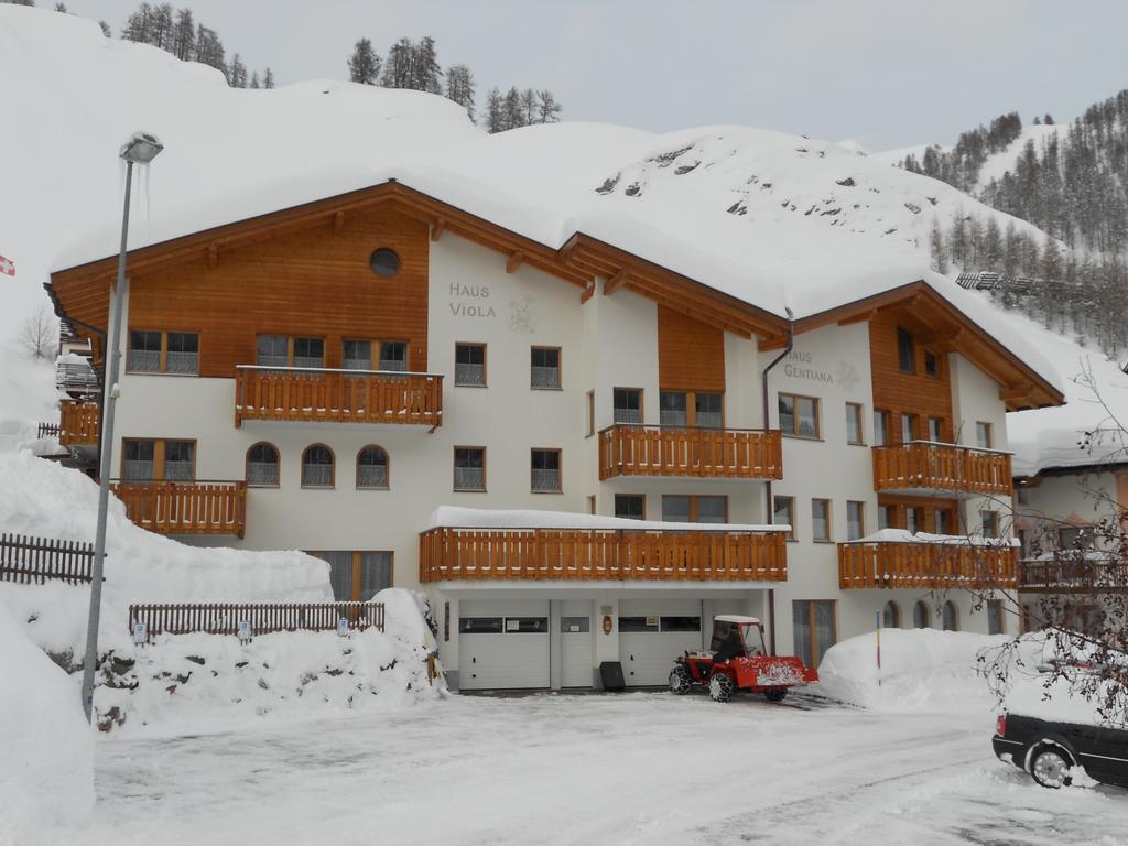 Haus Gentiana Appartement Samnaun Buitenkant foto